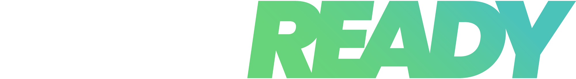 Race ready logo - White